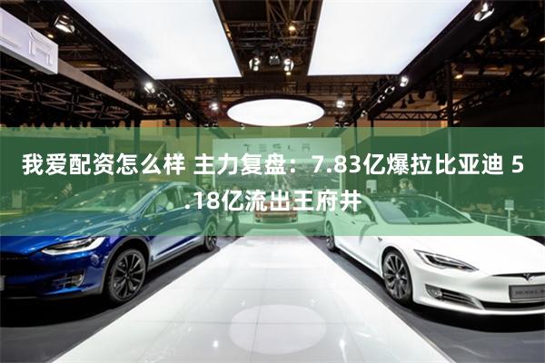 我爱配资怎么样 主力复盘：7.83亿爆拉比亚迪 5.18亿流出王府井
