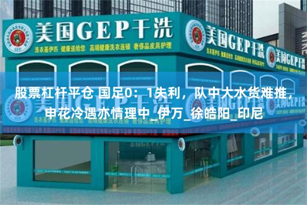 股票杠杆平仓 国足0：1失利，队中大水货难推，申花冷遇亦情理中_伊万_徐皓阳_印尼