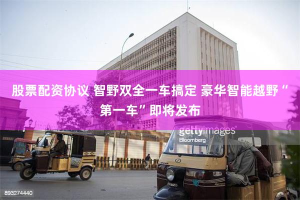股票配资协议 智野双全一车搞定 豪华智能越野“第一车”即将发布