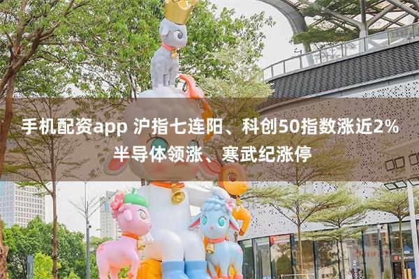 手机配资app 沪指七连阳、科创50指数涨近2% 半导体领涨、寒武纪涨停